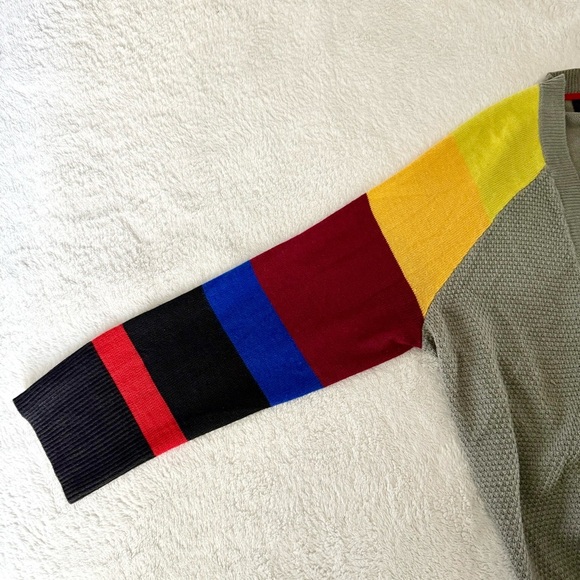 Mossimo Color-Blocked Cardigan Sweater - Picture 2 of 4